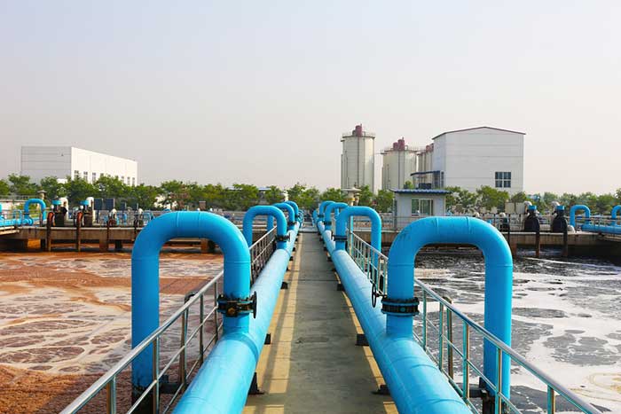 Water treatment plant in Brooklyn, NY